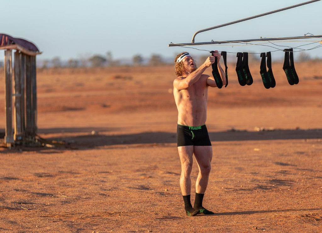 Nick Cummins dances like no one is watching in latest spot for Tradie