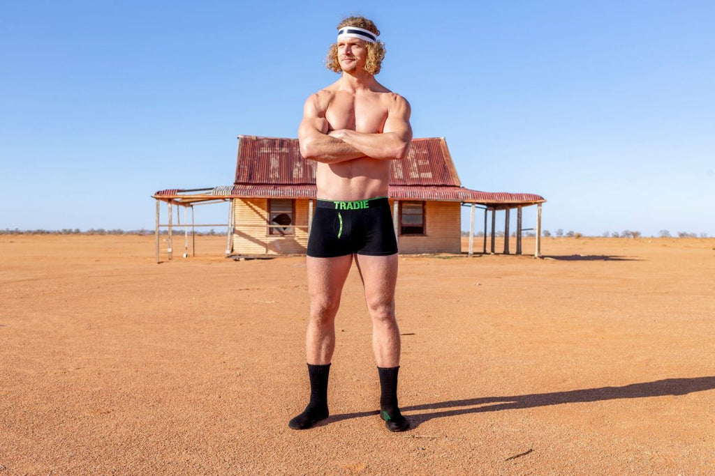 Tradie Debuts The “Aussie-Est Socks Ever” In New Work Featuring The Honey Badger
