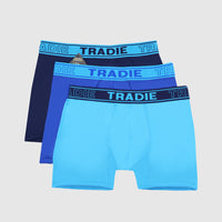 3pk Quick Dry No Chafe Boxer Brief Mid Length