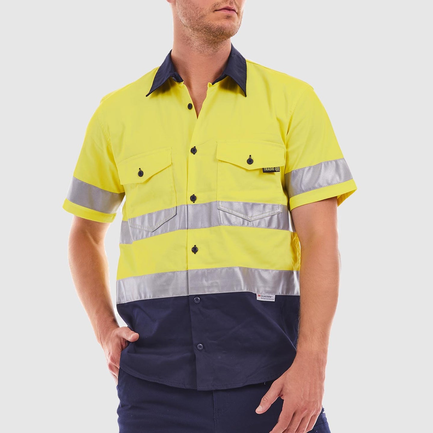 Hi Vis SS Shirt - Reflective Tape