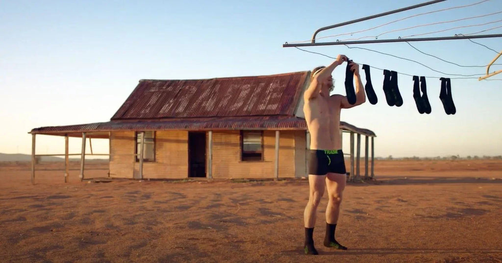 Nick Cummins dances like no one is watching in latest spot for Tradie