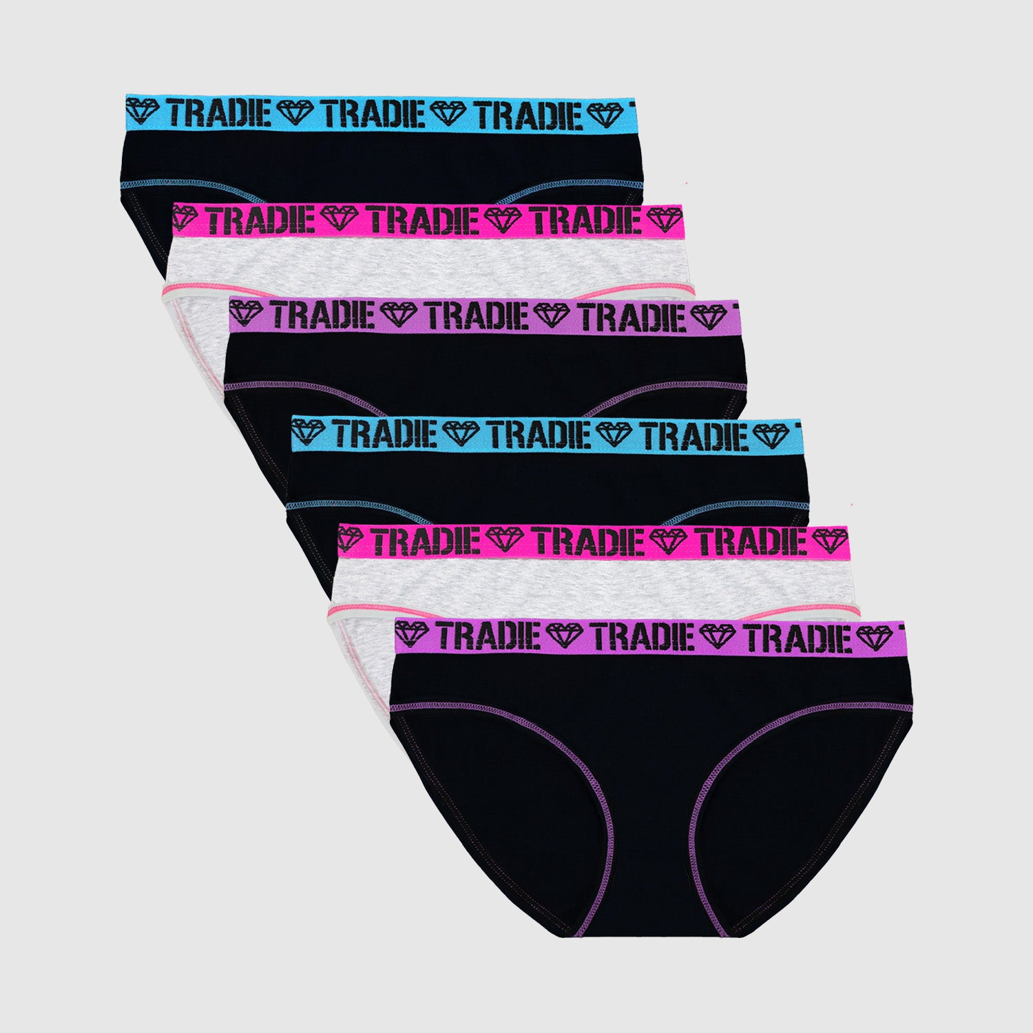 TRADIE Girls 6pk Bikini