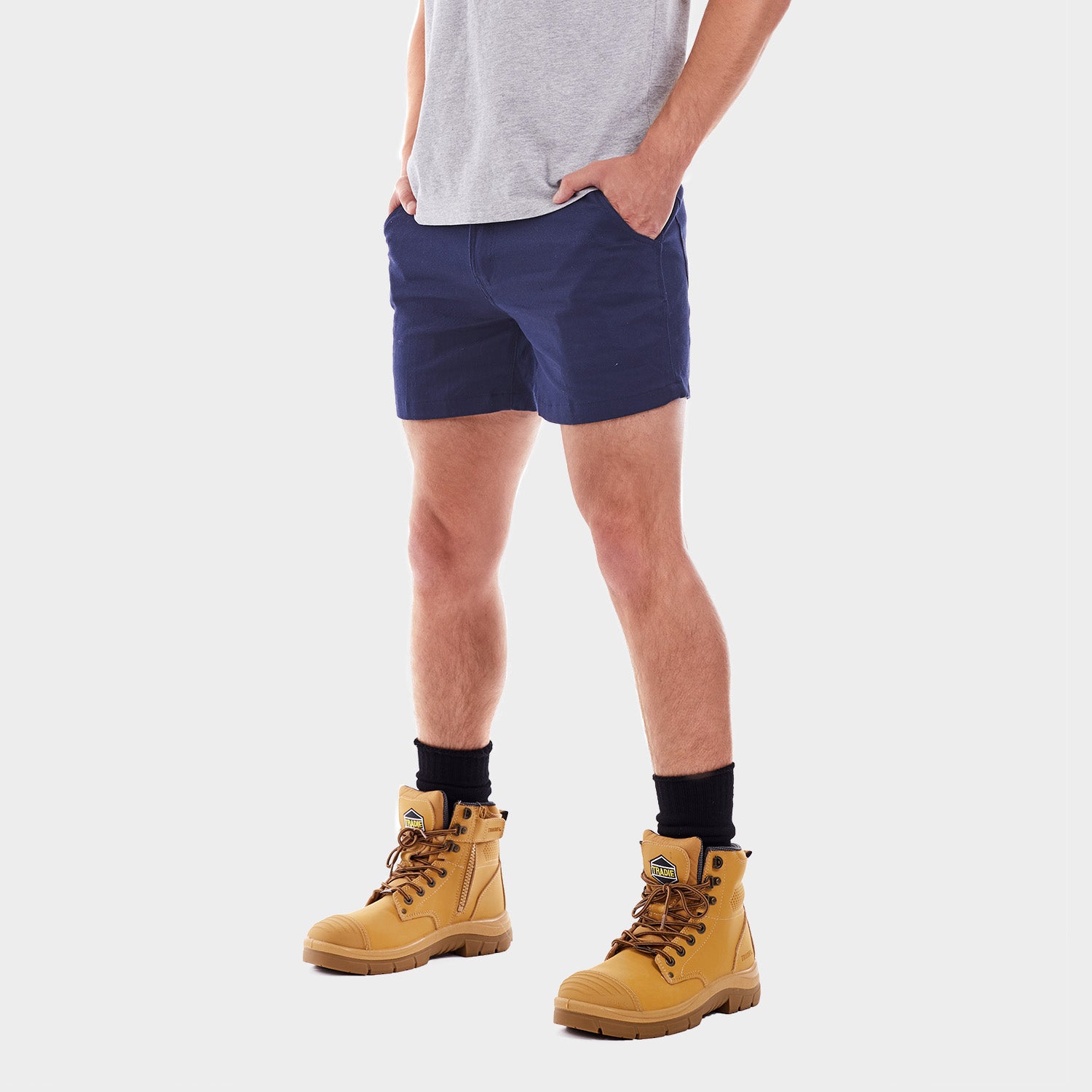 Basic Flex Short Length Short - Navy | TRADIE