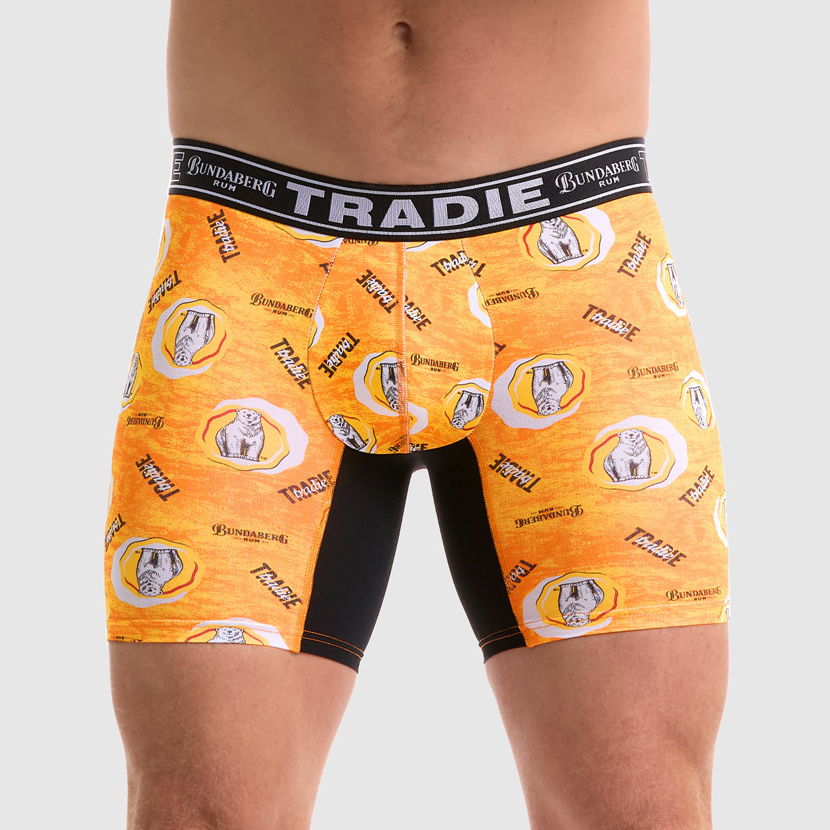 Bamboo No Chafe Boxer Brief - Gold Bundy | TRADIE