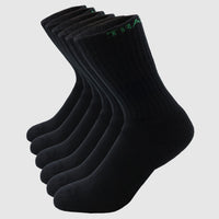 6pk Bamboo Ribbed Sock