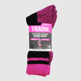 3pk Cotton Blend Work Crew Sock