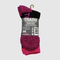3pk Cotton Blend Work Crew Sock