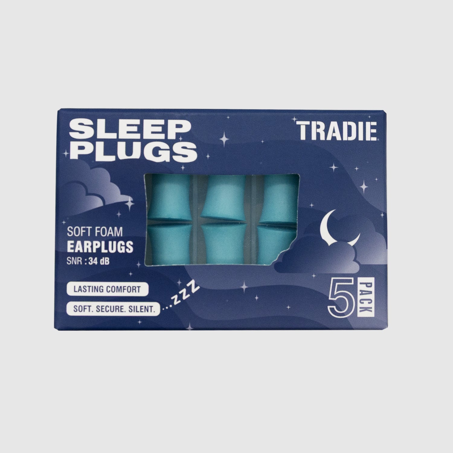 5pk High Protection Soft Foam Ear Plugs