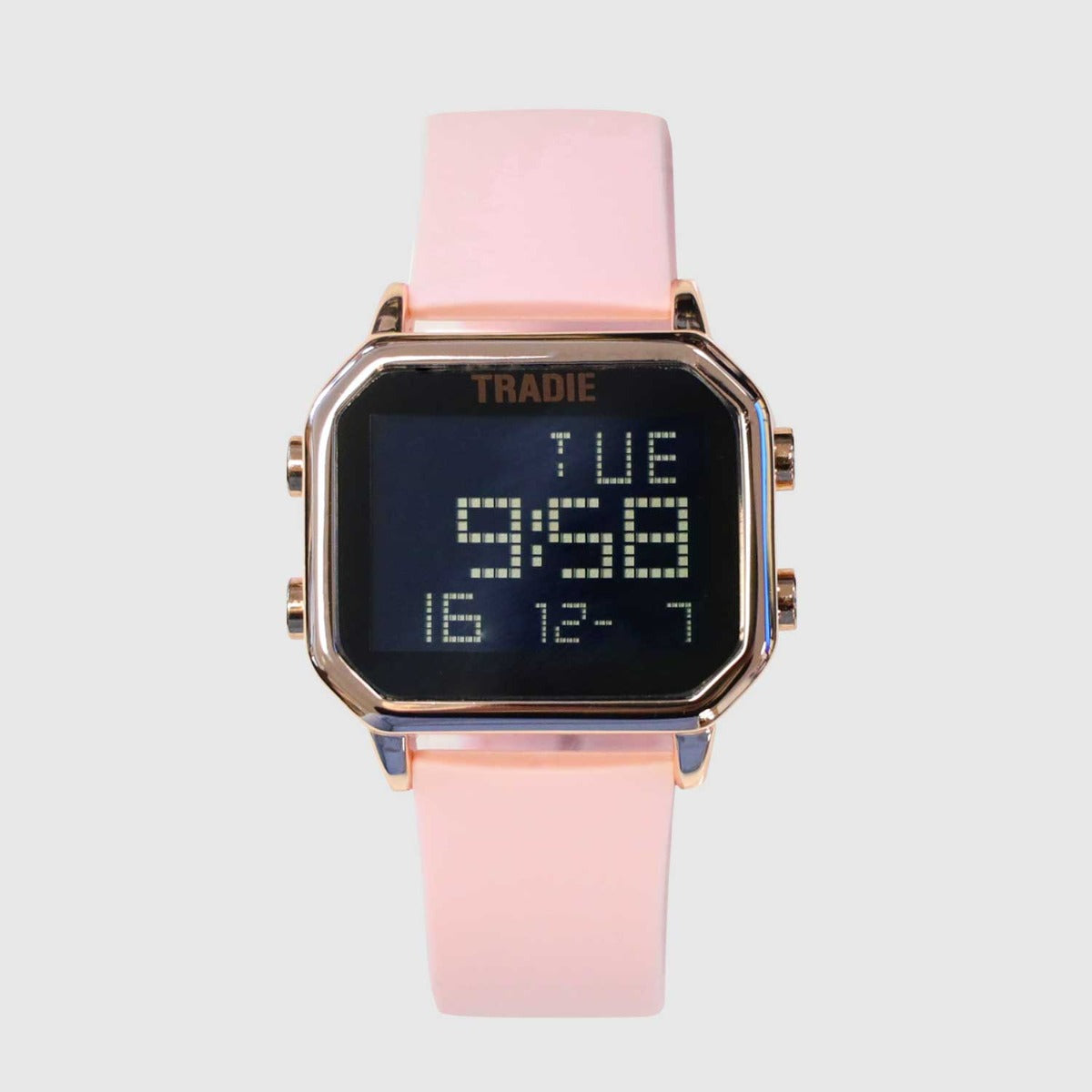 Ava Digital Rose Gold Watch