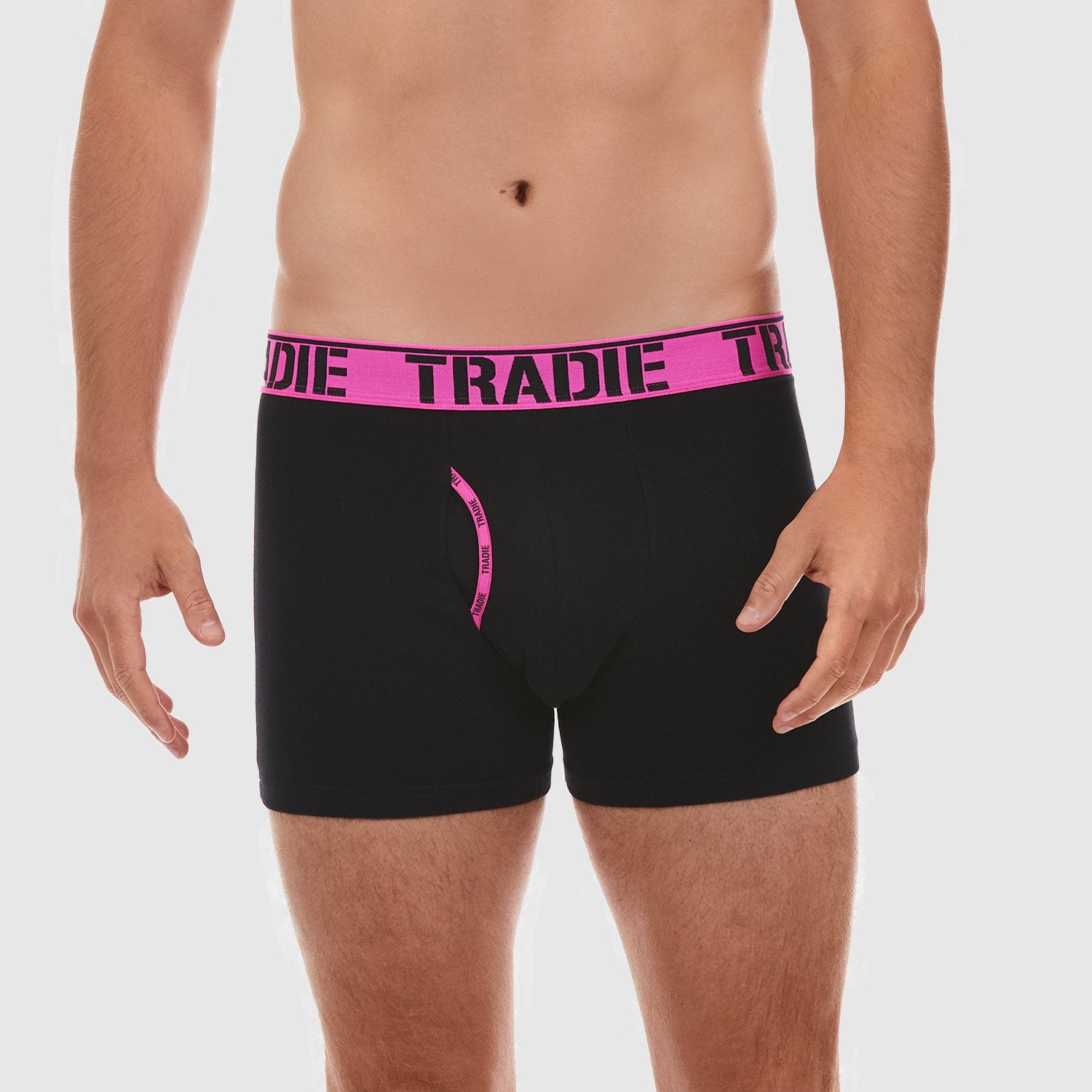 Black with Fluro Pink