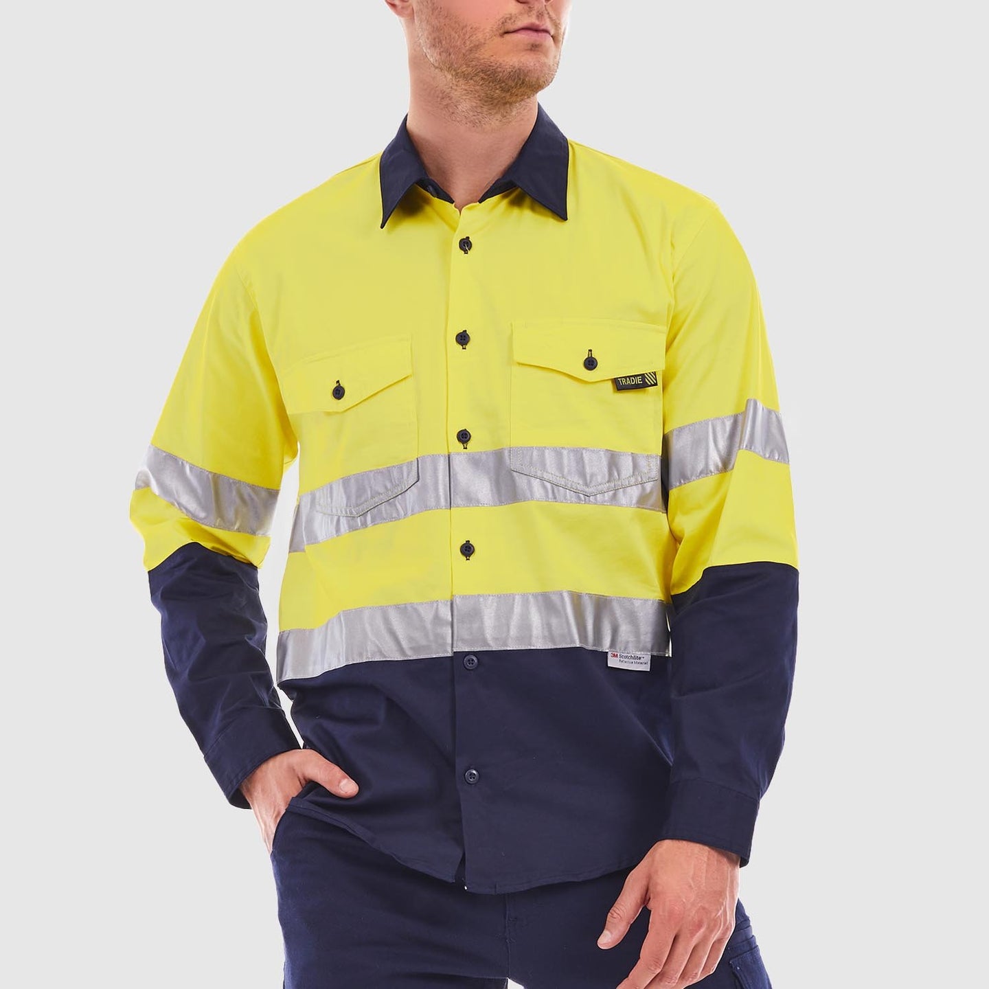 Hi Vis LS Shirt - Reflective Tape
