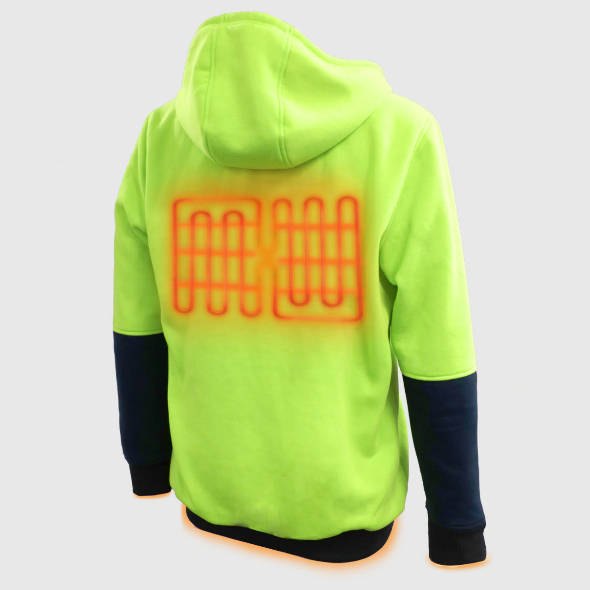 Heated Hoodie Hi Vis