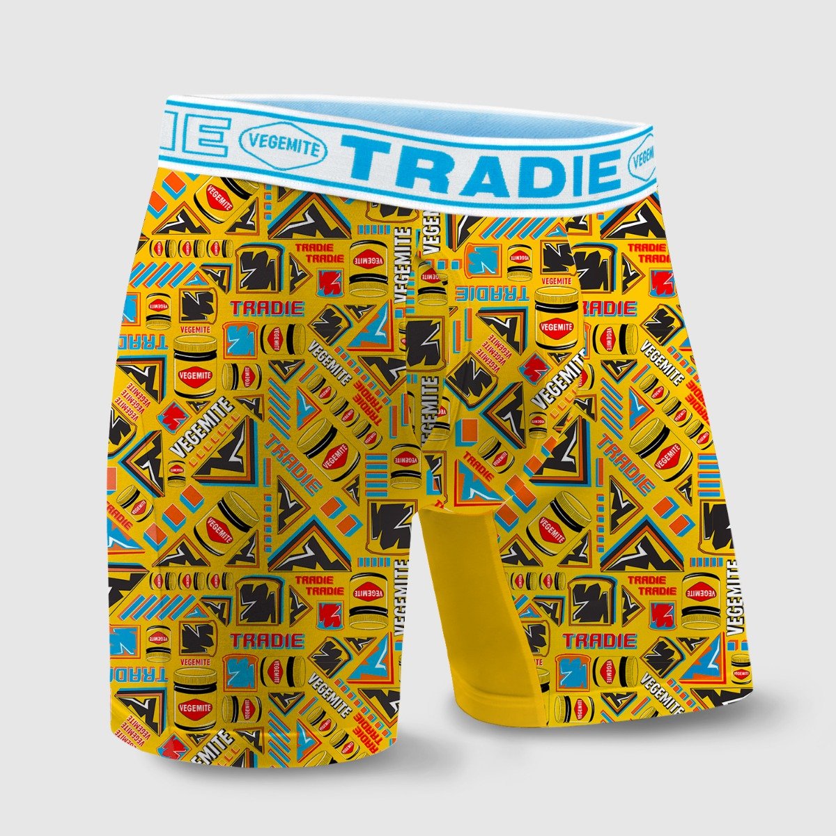 Bamboo No Chafe Trunk – Long Leg - Vegemite
