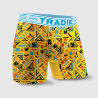 Bamboo No Chafe Trunk – Mid Length - Vegemite 