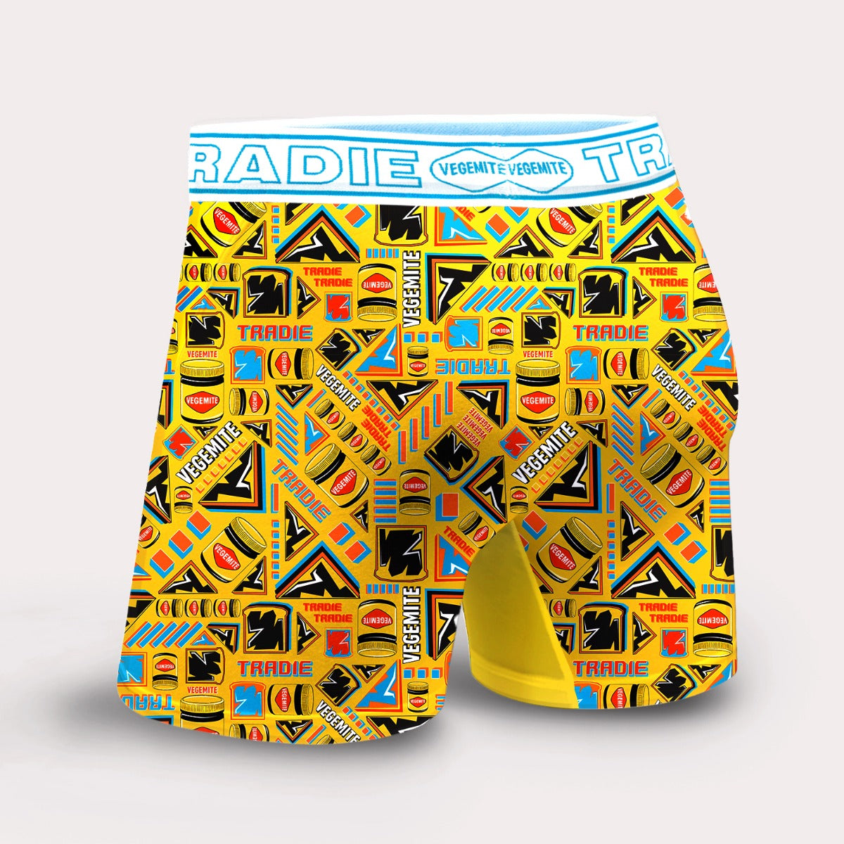 Bamboo No Chafe Trunk – Mid Length - Vegemite 