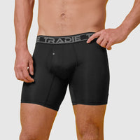 No Bounce No Chafe Mesh Tech Boxer Brief - Mid Length