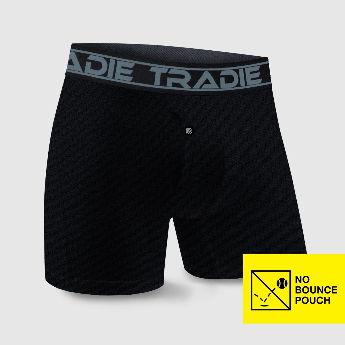 No Bounce No Chafe Mesh Tech Boxer Brief - Mid Length