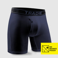 Concrete-No Bounce Quick Dry No Chafe Boxer Brief - Long Leg-XXL