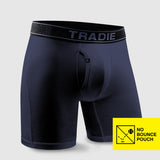 Concrete-No Bounce Quick Dry No Chafe Boxer Brief - Long Leg-5XL