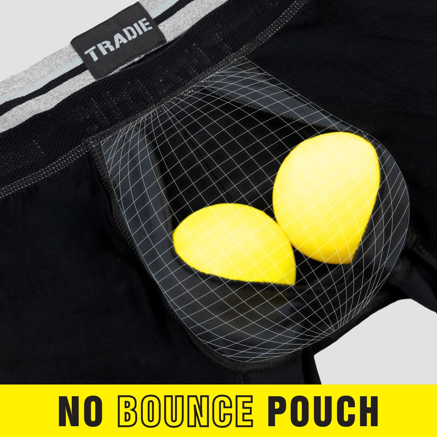 No Bounce Quick Dry Long Leg Boxer Brief
